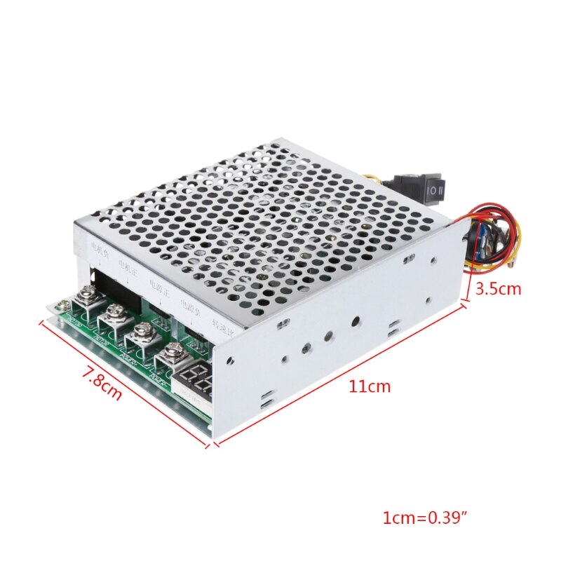 Dc 10-55V 100A Motor Speed Controller Omkeerbare Pwm Controle Vooruit/Achteruit