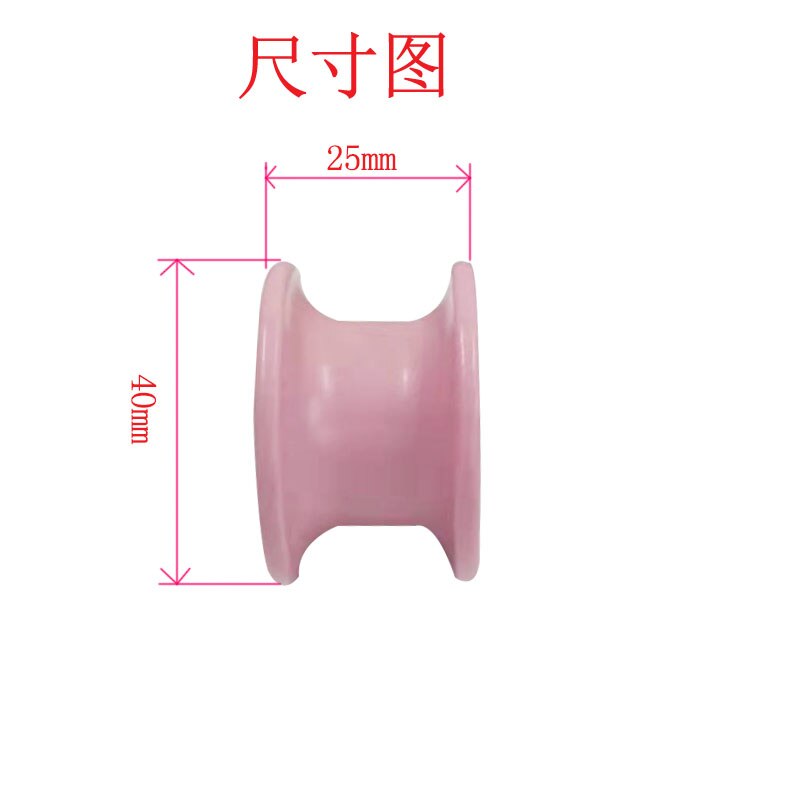 Alumine 99 roue en céramique plomb fil poulie payer roue payer cadre textile machine accessoires: Bearing bore 6