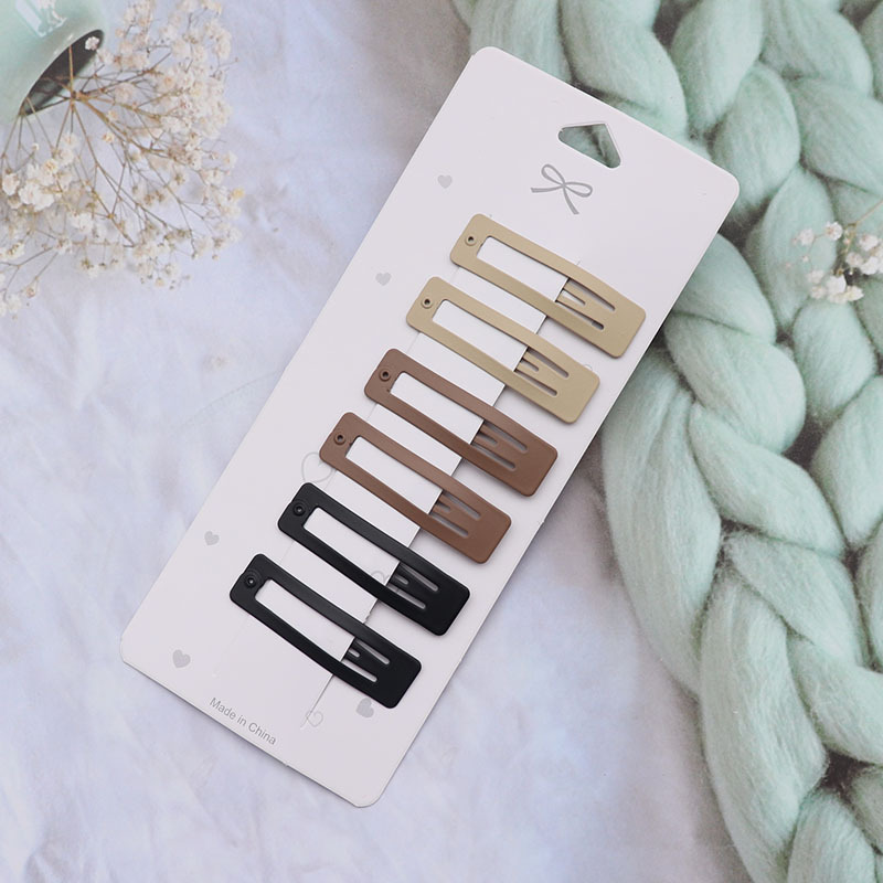 Accesorios de pinza para el cabello para mujer Pinzas Para El Cabello Pince Cheveux para niñas Pelo coreano lindo lado marrón Mujer Pins: Morado