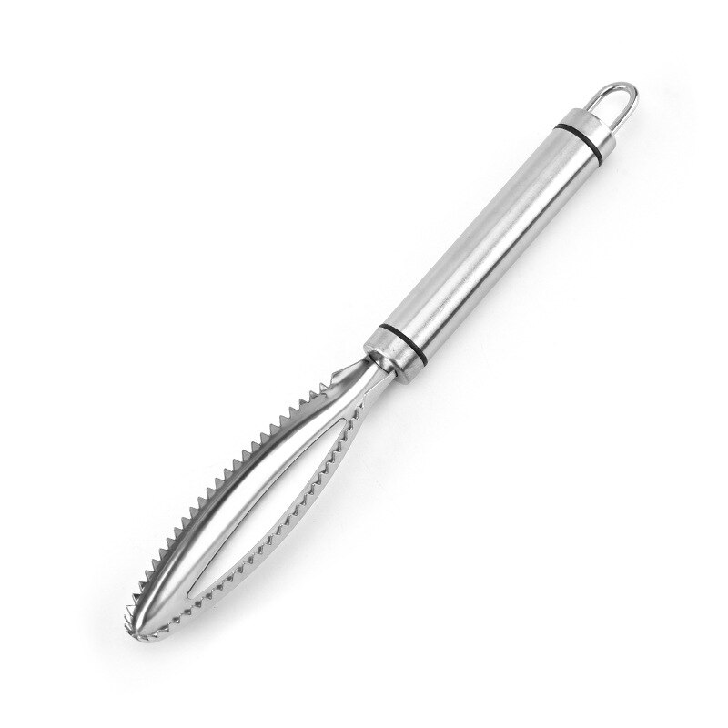 Epasun Vis Scaler Brush Remover Dunschiller Schraper Met Rvs Zaagtand Verwijderen Schubben-Schoonmaken Keuken Tool