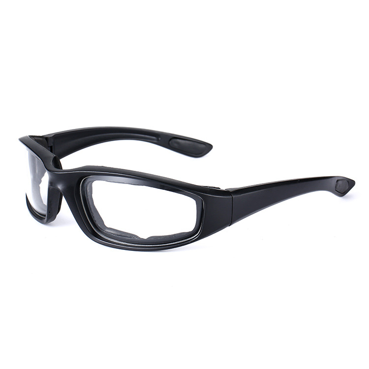 Gafas universales para motocicleta, gafas de sol polarizadas para protección ocular, gafas para Moto a prueba de viento, lentes transparentes antivaho UV400: Transparente