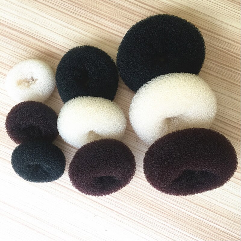 Ruluti Donut Haar-Bun-Set – 3 Stück In Größe S, M, L, Aus Schaumstoff, Für Voluminöse Frisuren
