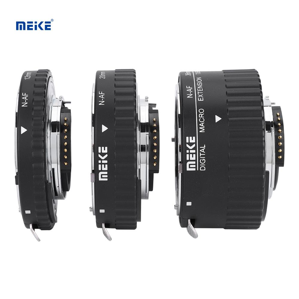 Meike Autofocus Macro Extension Lens Buis 12Mm + 20Mm + 36Mm Voor Nikon F Mount Dslr fotga Lens Adapter Ringen Set