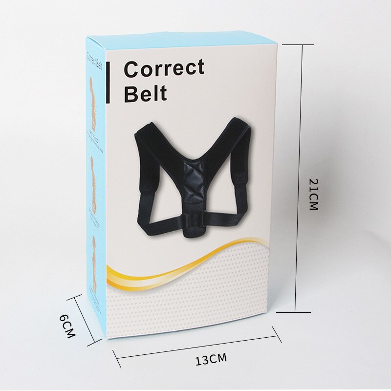 Adult Back Fixation Belt Male Female Spine Posture Correction Belts Soft Breathable With Support Plate Kyphosis Correction Belt