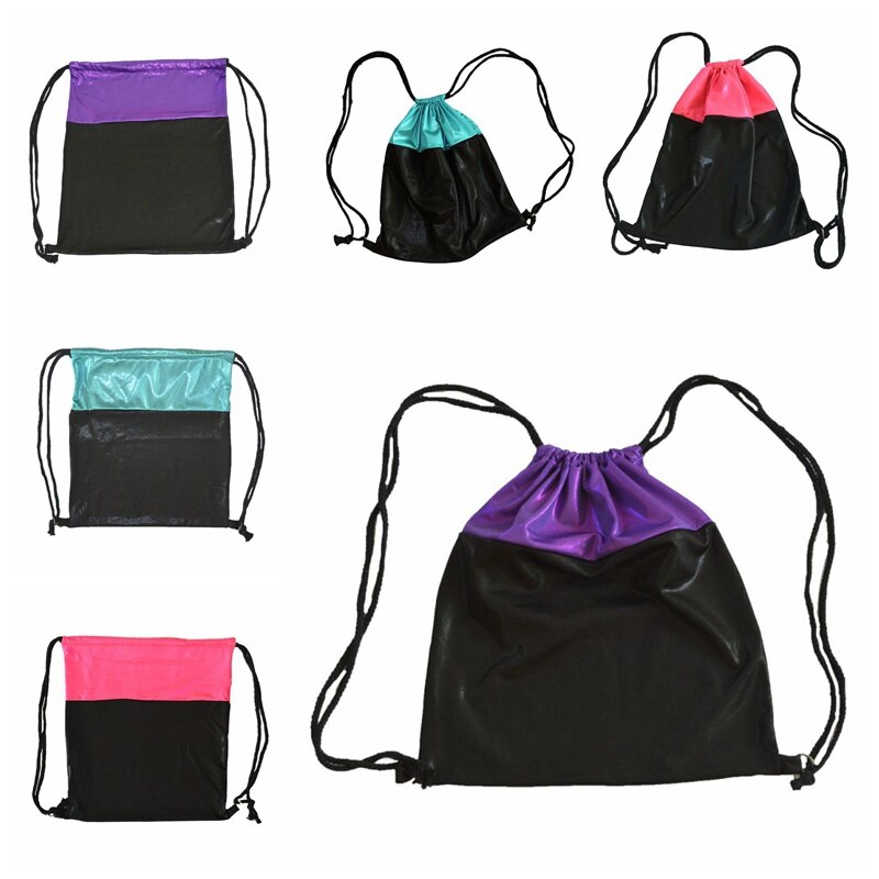 Ballet gymnastics dance costume accessories Dance bag bundle pocket drawstring shoulder