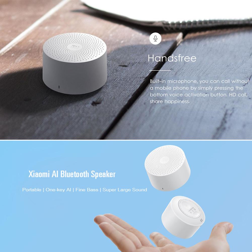 Originele Xiaomi Mijia Ai Bluetooth Speaker Draadloze Draagbare Mini Speaker Stereo Bass Ai Controle Met Mic Hd Call