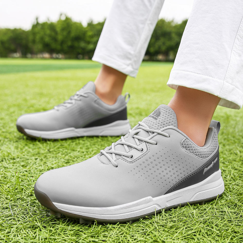 Wasserdichte Golfschuhe für Herren, ohne Spikes, Golf-Sneaker, Wanderschuhe, leichte Wanderschuhe