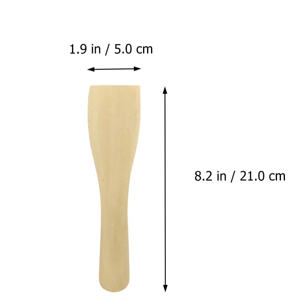 Eco-friendly Smooth Practical Durable Wooden Turner Cooking Spatula Home