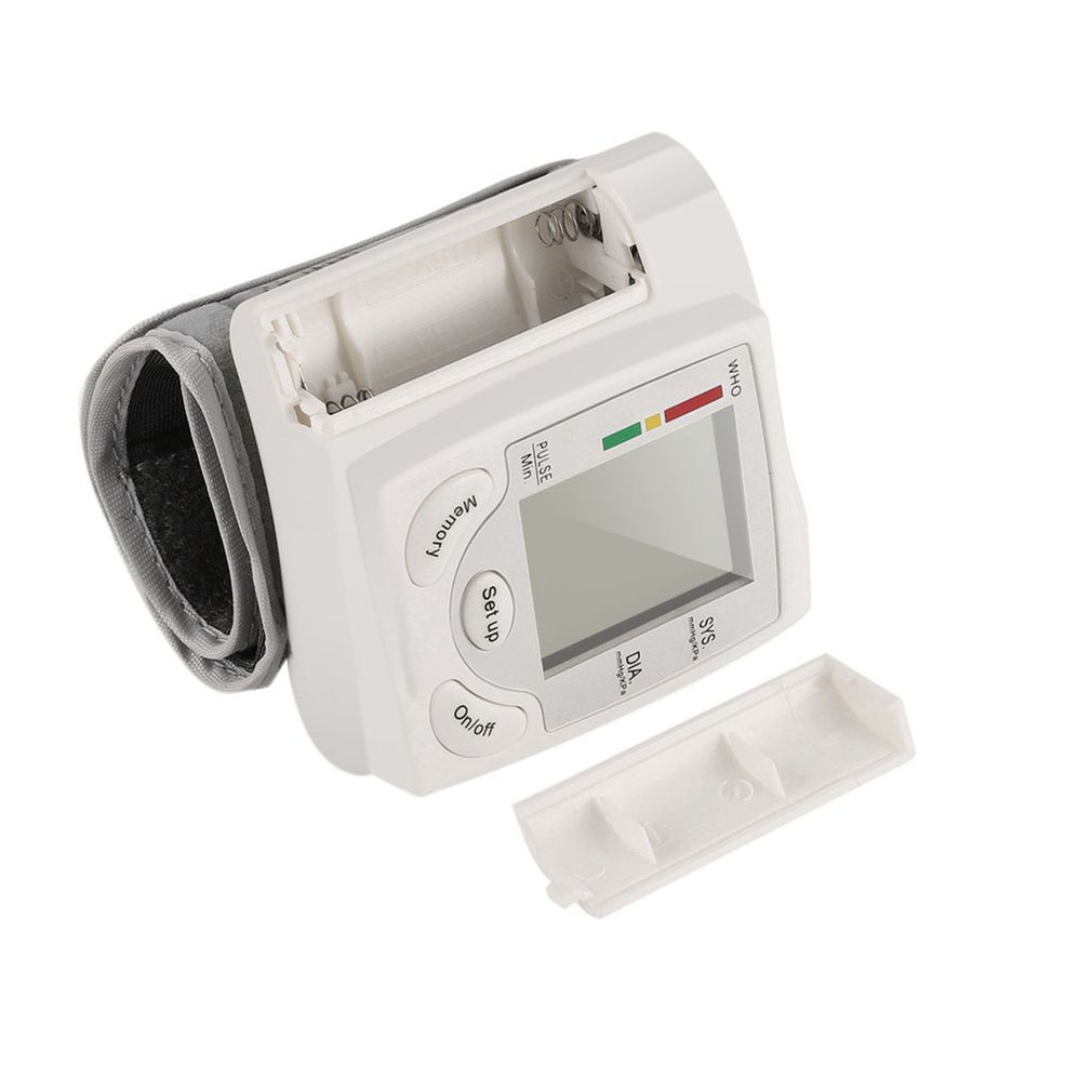 Manchet Pols Bloeddrukmeter Digitale Automatische Bloeddrukmeter Hartslagmeter Draagbare Bloeddrukmeter Tonometer