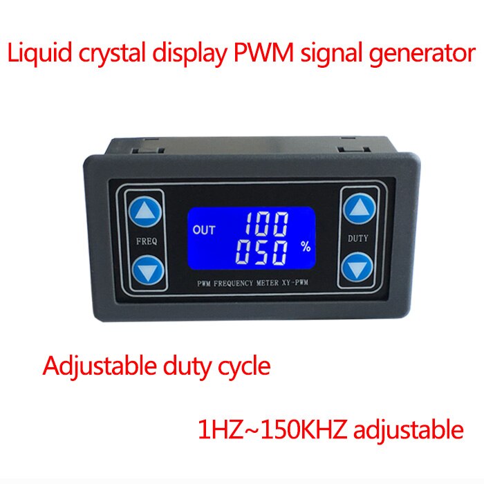 Digital display pwm pulsfrekvens duty ratio 1hz ~ 150 khz justerbar firkantbølge rektangulær bølgesignalgenerator