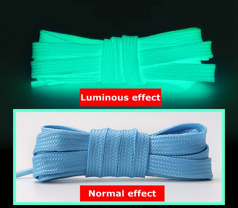 Cordones luminosos de 6 colores para niños y adultos, cordones para zapatos planos, brillantes, para , fluorescentes, Unisex, 1 par: Blue / 140 cm