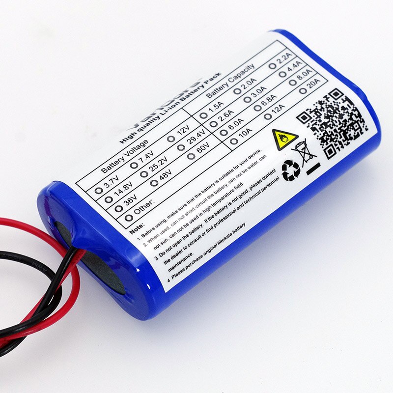 Varicore 3.7V 5200Mah 18650 Lithium Batterij Vissen Led Licht Bluetooth Speaker 4.2V Emergency Diy Batterijen + 2P Plug