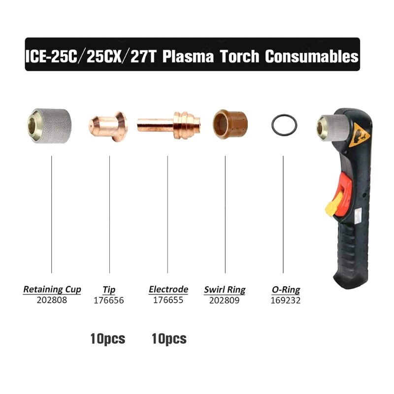 176655 176656 Kit for Miller Spectrum 375 X-treme Plasma Cutter ICE-25C ICE-27C GXMA