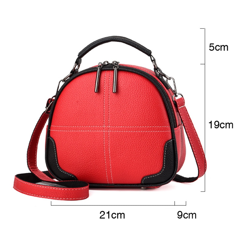 Hjphoebag solid pu läderväska damer crossbody messenger axelväskor vintage handväskor bolsa  yc351