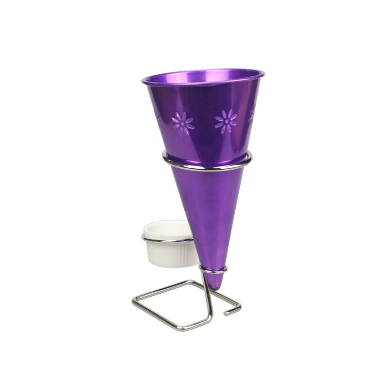 Smeedijzeren gebakken kip frietjes plank tapered rvs gebakken kip rack snack stand Amerikaanse Western restaurant specia