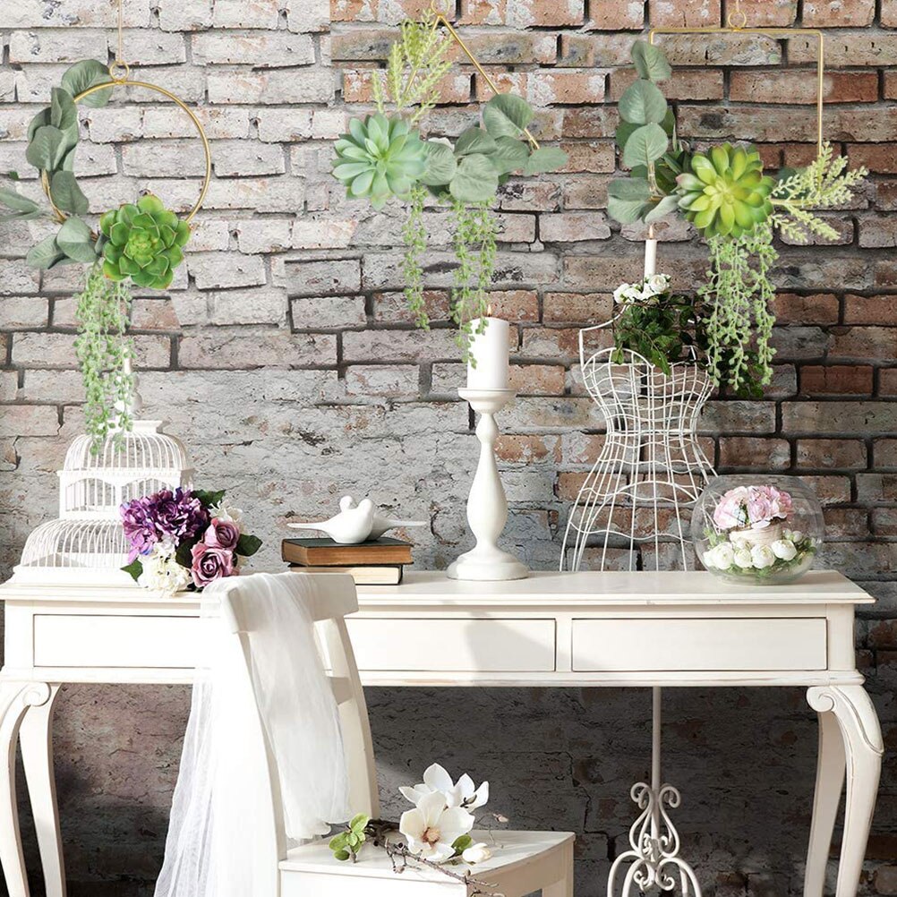 Exquisite Wreath Frame Hanging Flower Circle Decorative Flower Frame Flower Accessory