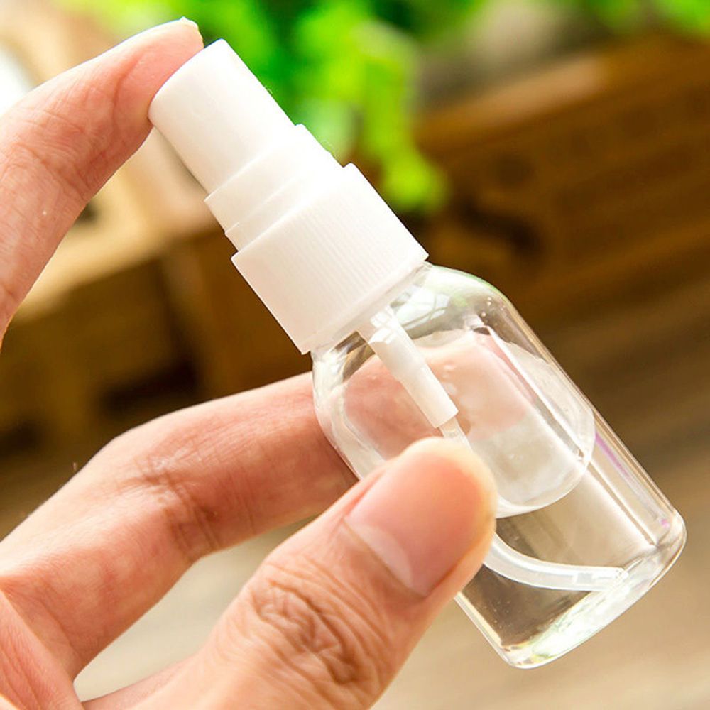 Witte transparante plastic sprayfles, parfum, damesparfum, navulbare verstuiver, 30ml lege cosmetische containers