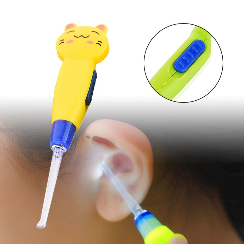 Accesorios lindos de la cuchara de la oreja herramienta de limpieza del oído segura de la cera de la oreja