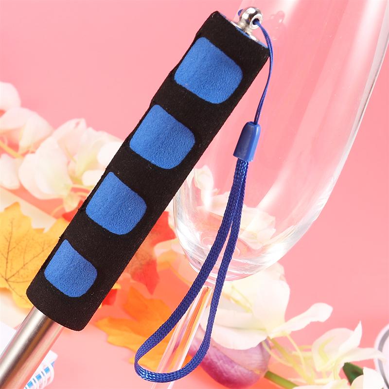 98Cm Uitholling Drum Hamer Geluid Detectie Hamer Huis Inspectie Tool Telescopische Staaf Detectie Hamer Test Hammer (Blauw)