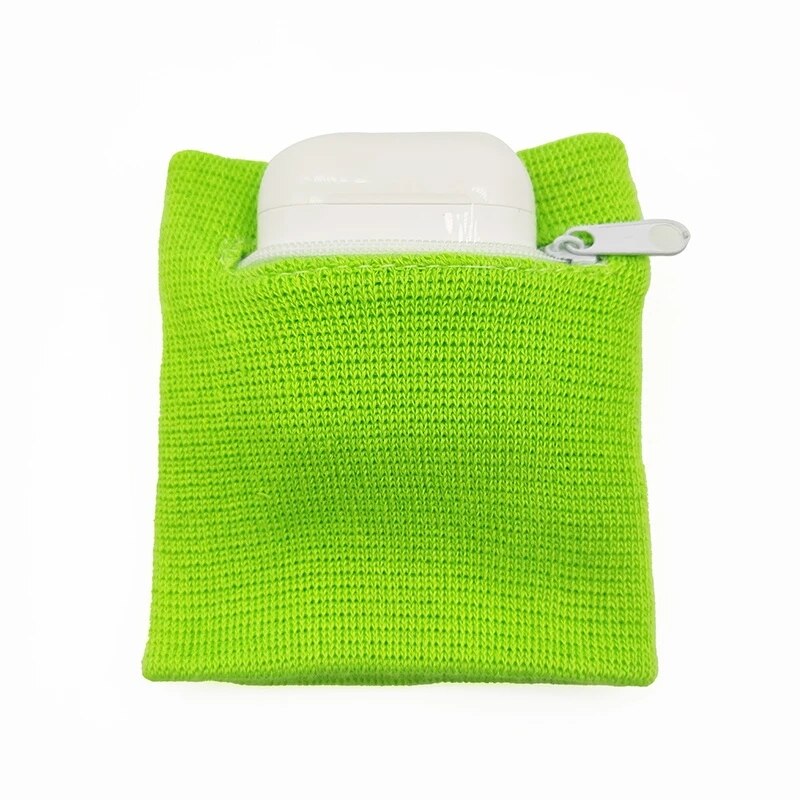Cartera de muñeca con bolsillo y cremallera para correr, billetera de Fitness para bicicleta, almacenamiento seguro, reposamuñecas, 1/2/5 piezas,