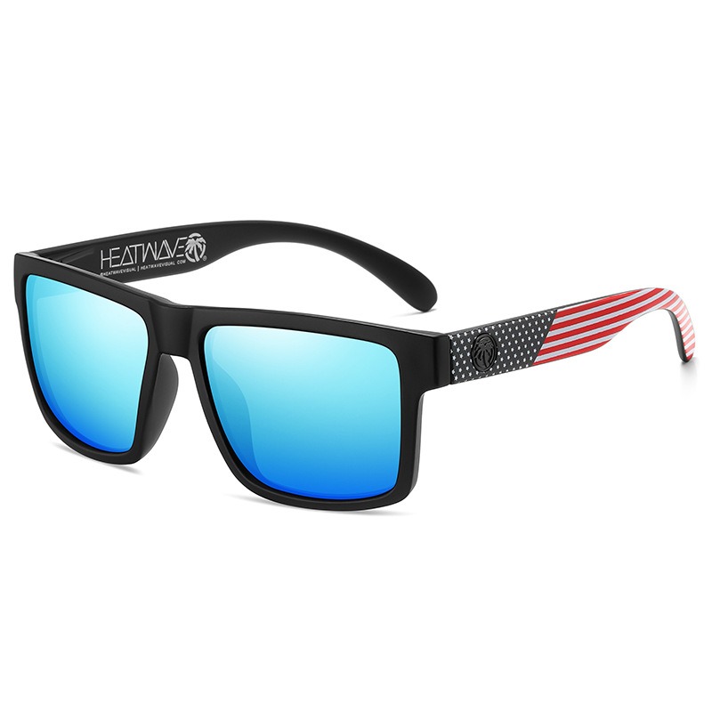 Men's Square Sunglasses with Polarised Lenses main image 0