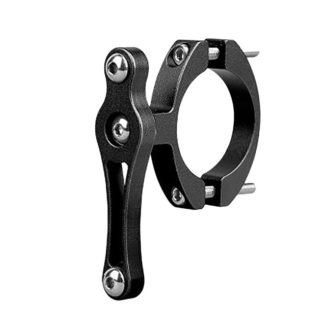 MTB Road Bike Bicycle Cycling Outdoor Water Bottle Clamp Bolt Cage Holder Adapter Support Aluminum Alloy Kettle Rack Mount: B Black