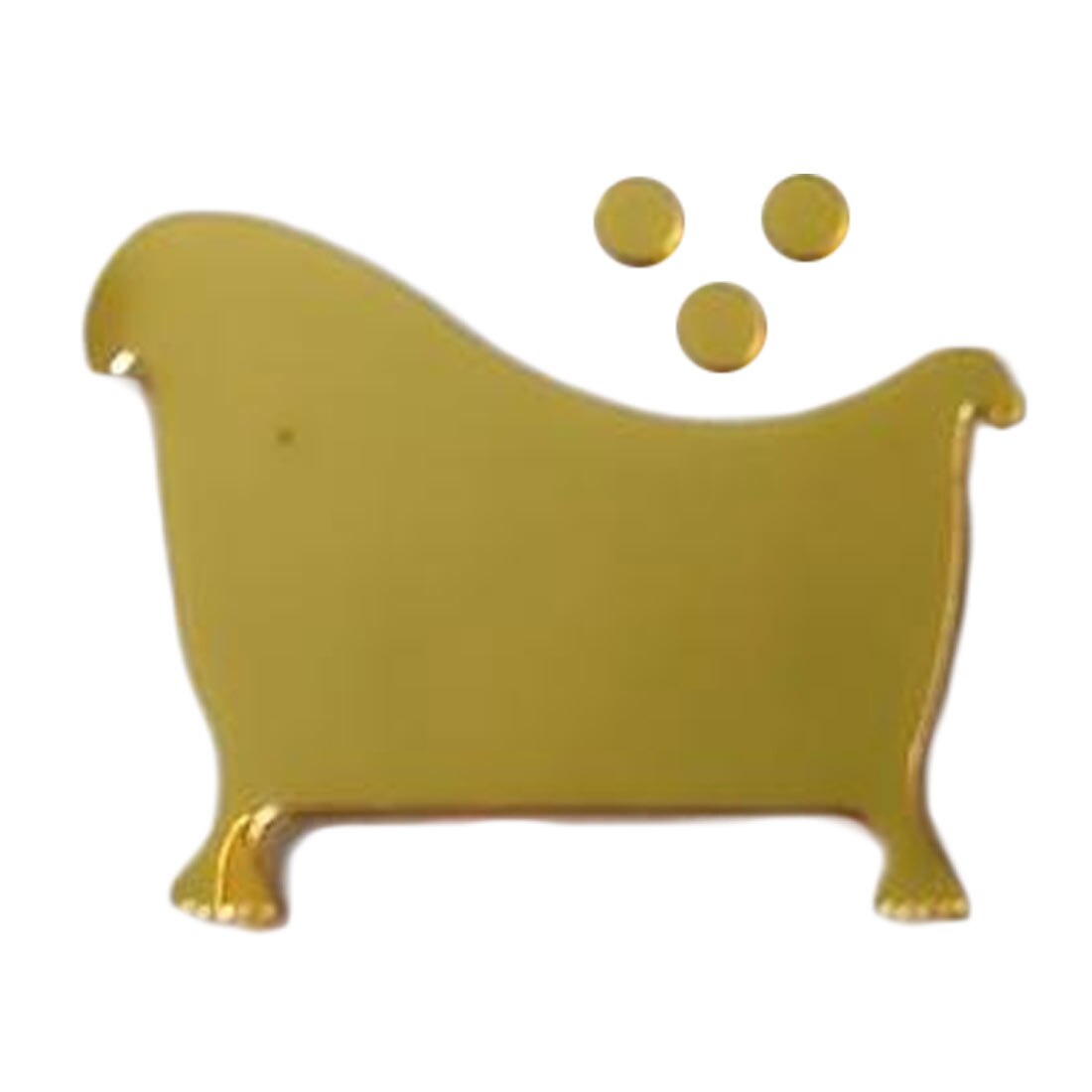 3D Acryl Badkamer Spiegel Stickers Vrouw & Man Wc Teken Spiegel Muursticker Home Hotel Washroom Deur Teken Spiegel Sticker: C Cold 