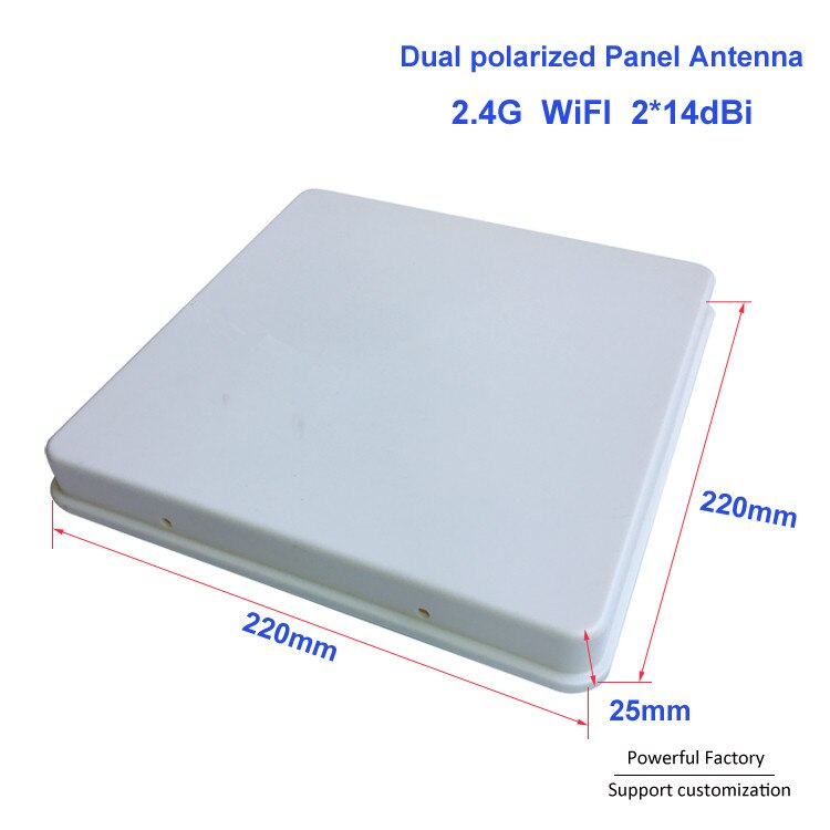 Direzionale a Lunga distanza doppia polarizzati 14dbi pannello esterno antenna 2.4g antenna wifi 1pcs