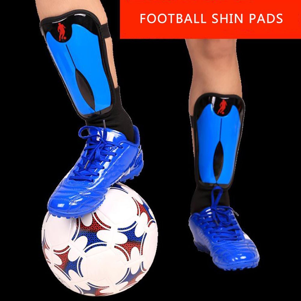 Espinilleras de esponja de fibra EVA para fútbol, espinilleras transpirables para suministros de fútbol, 1 par