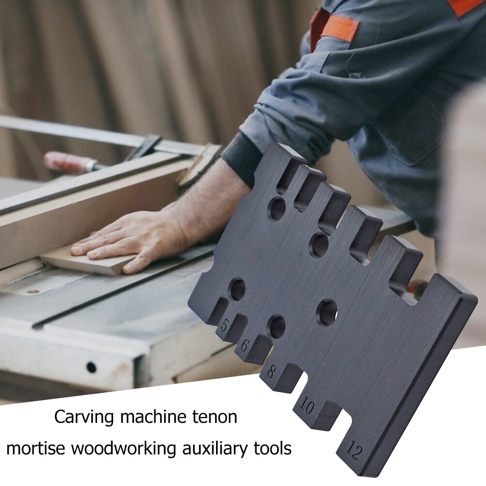 Tenon Caliper Metric and Imperial Scale Card Gauge Bakelite Scale Card Gauge Woodworking Router Saw Table Machine Measuring Tool