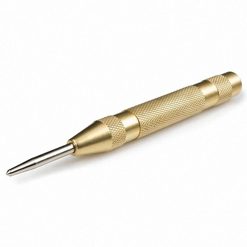 Automatische Center Pin Punch Spring Loaded Markering Starten Gaten Tool Hout Druk Dent Marker Houtwerk Hulpmiddel Boor