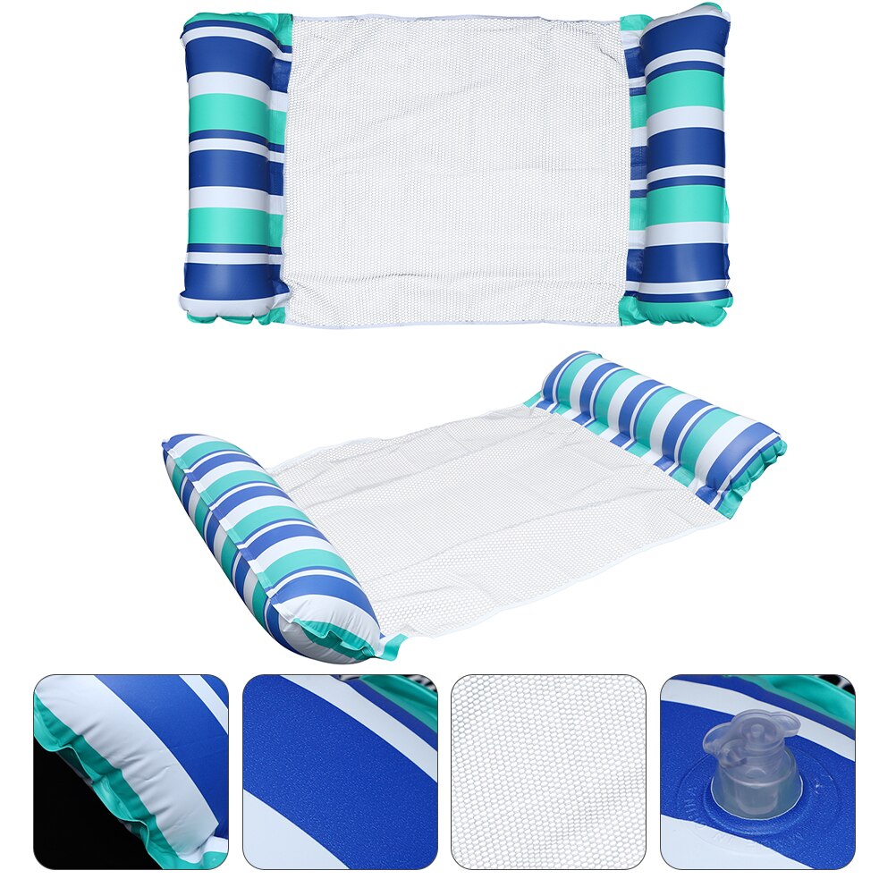 2 Stuks Opblaasbare Water Hangmat Pool Float Lounger Zwembad Float Stoel