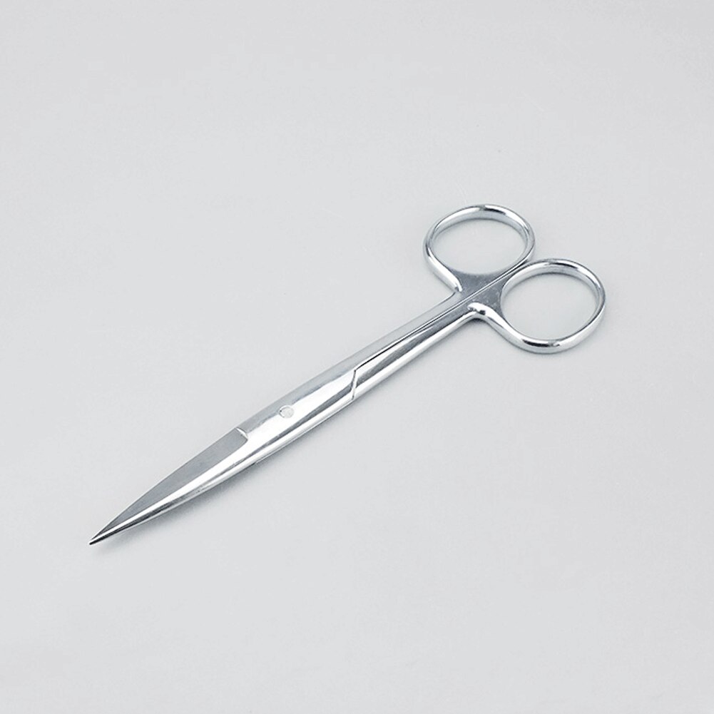 Tijeras de acero inoxidable herramientas de ayuda para laboratorio tijeras curvas tijeras rectas