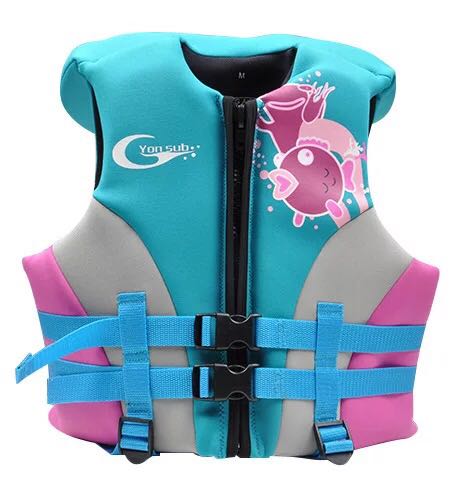 Foam Neopreen Carton Reddingsvest Voor Kinderen Professionele Kinderen Snorkel & Zwemmen Drijfvermogen Vest Dik En Warm Blauw: Xxl