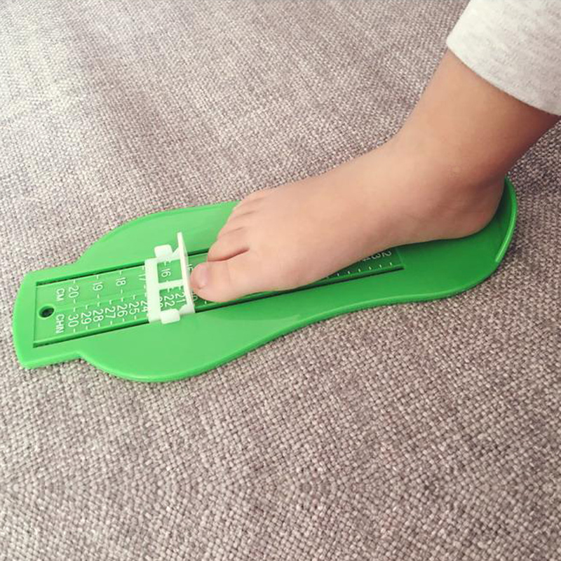 3 farben Kid Säuglings Fuß Messen Manometer Schuhe Größe Mess Lineal Werkzeug Erhältlich ABS Baby Auto Einstellbare Bereich 0- 20cm größe