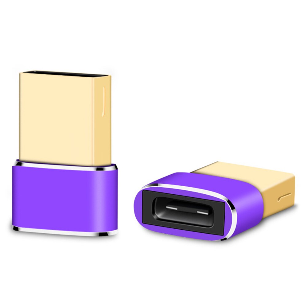 1pc USB 2.0 Männlichen Zu Typ-c Weibliche Konverter Adapter USB Zu Typ-c Konverter Computer Telefon Adapter Laptop PC Ladegerät Energie Pack: 05