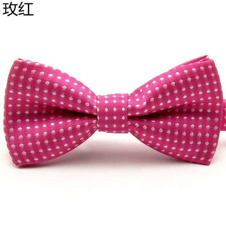 Children Formal Polyester Jacquard Bow Tie Kids Classic Dot Bowties Colorful Butterfly Wedding Party Bowtie Tuxedo Ties: 7