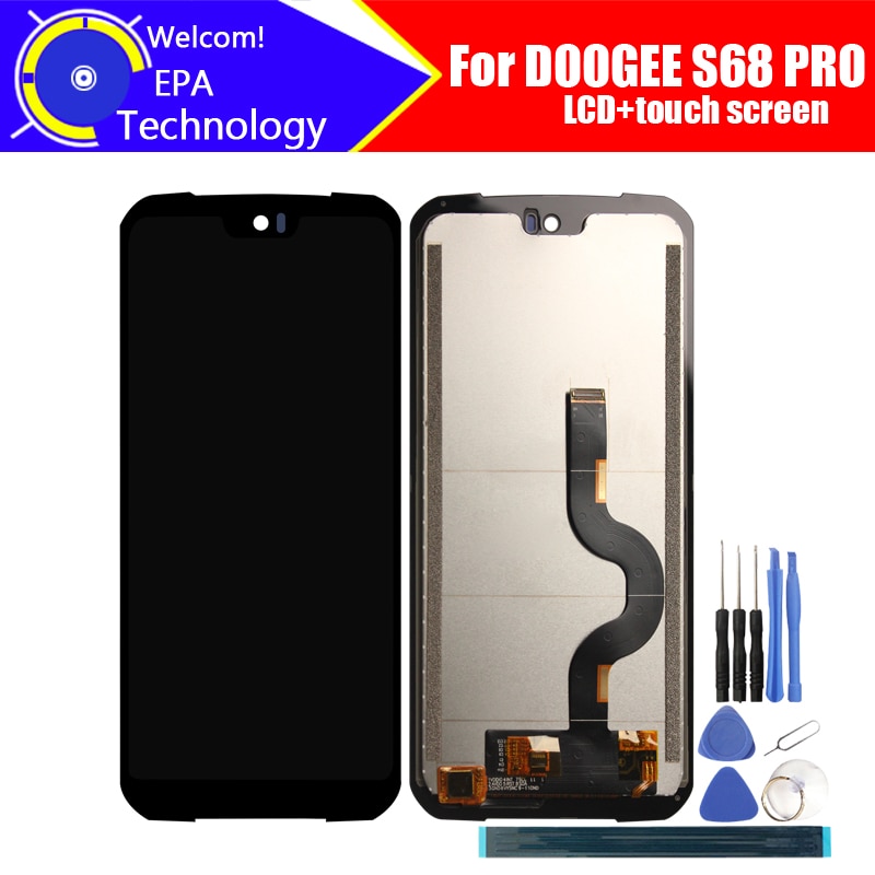 5.9 Inch Doogee S68 Pro Lcd-scherm + Touch Screen Digitizer Vergadering 100% Originele Lcd + Touch Digitizer Voor Doogee s68 Pro + Gereedschap