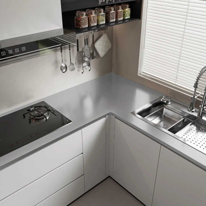 Silver Contact Paper Self Adhesive Decorative Film Silver Metallic Wallpaper for Kitchen Stainless Steel Household Appliance