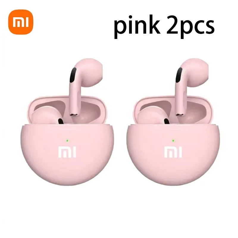 Xiaomi Pro6 Koptelefoon Bluetooth 5.2 TWS 9D Hoofdtelefoon HIFI Gaming Stereo Oproep Oortelefoon Voor iPhone Android Smartphones Oordopjes: Donkergrijs