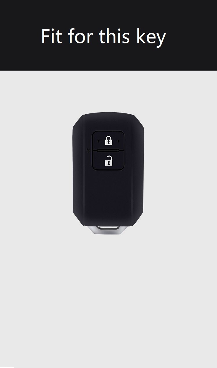 Real Carbon Fiber Car Remote Key Case Key Cover Voor Suzuki Swift Wagon R Monopoly Keyless Houder bescherming