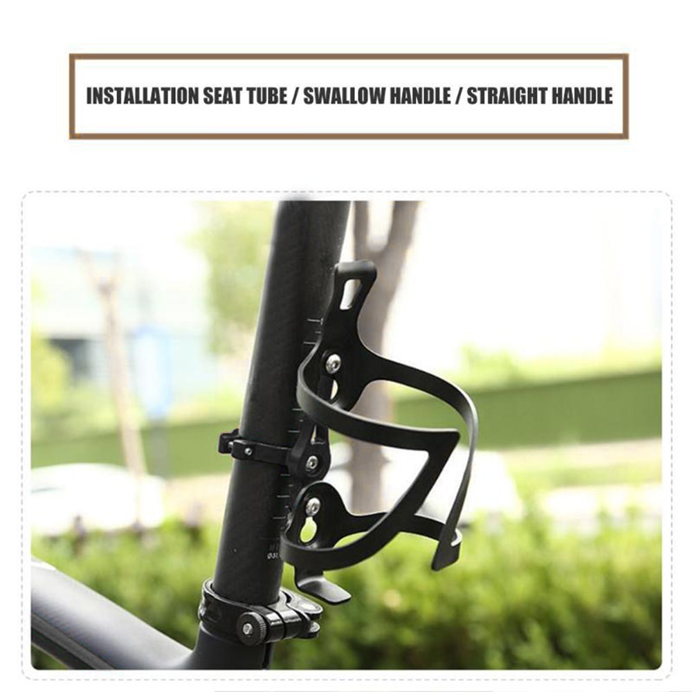 MTB Road Bike Bicycle Cycling Outdoor Water Bottle Clamp Bolt Cage Holder Adapter Support Aluminum Alloy Kettle Rack Mount