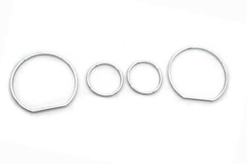 Chrome Styling Dashboard Gauge Ring Set voor BMW E36