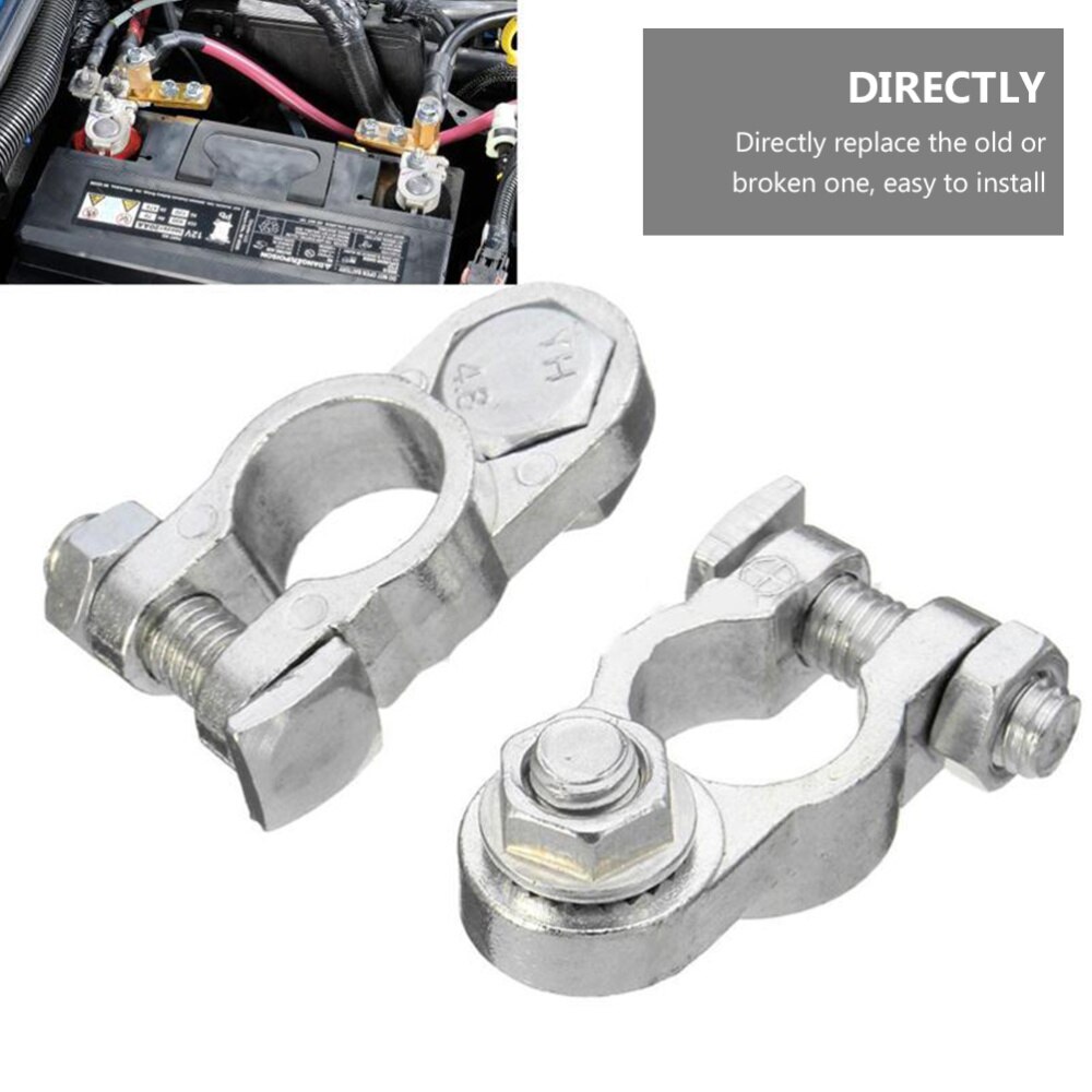 8Pcs Battery Clip Portable Practical Useful Battery Terminal Battery Holder Storage Battery Clip for Car