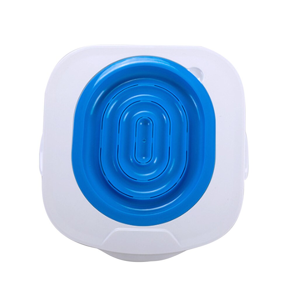 Kit de entrenamiento para asiento de inodoro de gato, orinal, bandeja, esterilla, suministros de limpieza para mascotas, entrenamiento para gatos, herramientas higiénicas de limpieza: Blue