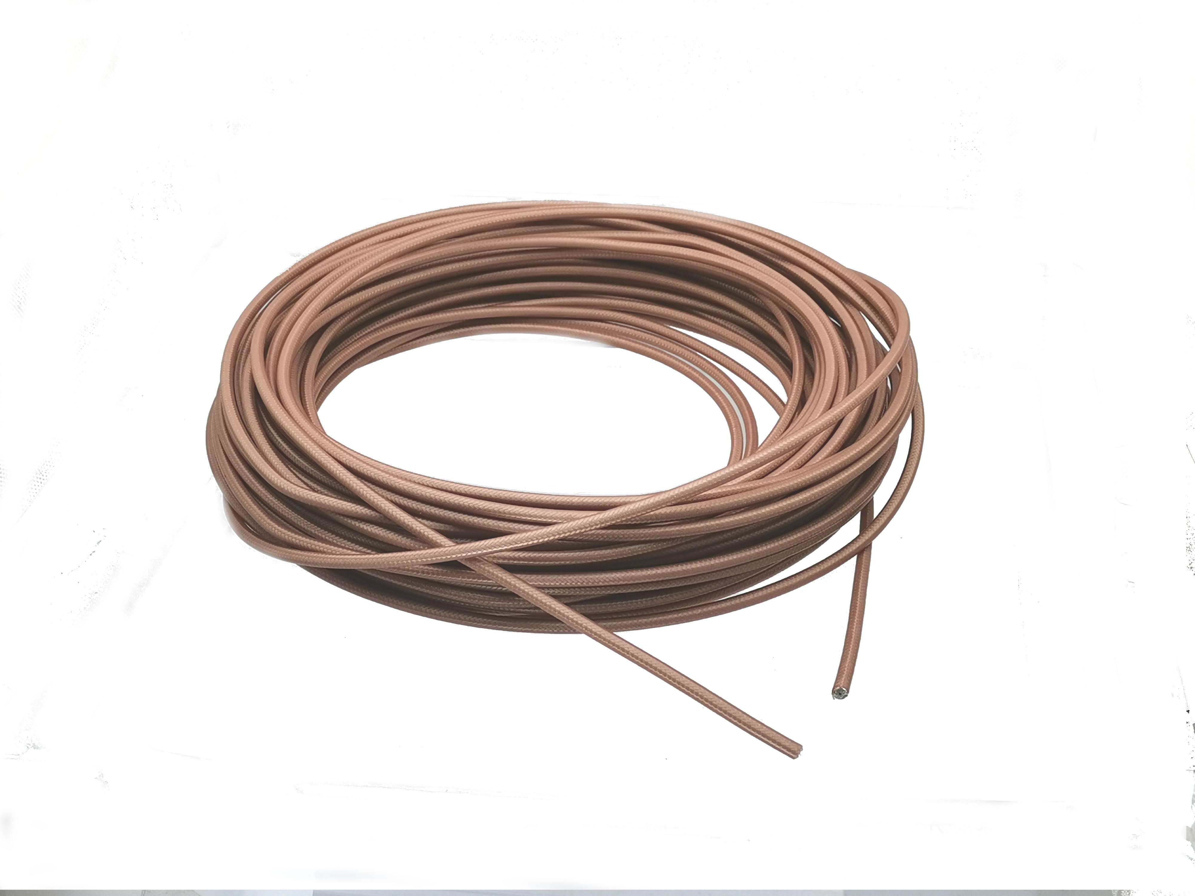 PURELINE 5M RG303 MIL-C-17 double braid shielded copper coaxial cable, RG303 low loss coaxial cable, 50 ohm RF cable