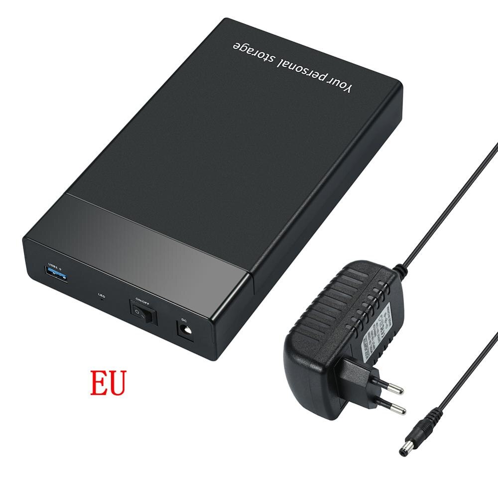 VKTECH-disco duro externo USB 3,0 a 3,5 pulgadas, carcasa con indicador LED para ordenador portátil y de escritorio, SATA III, 5gbps, Ehclosure: EU