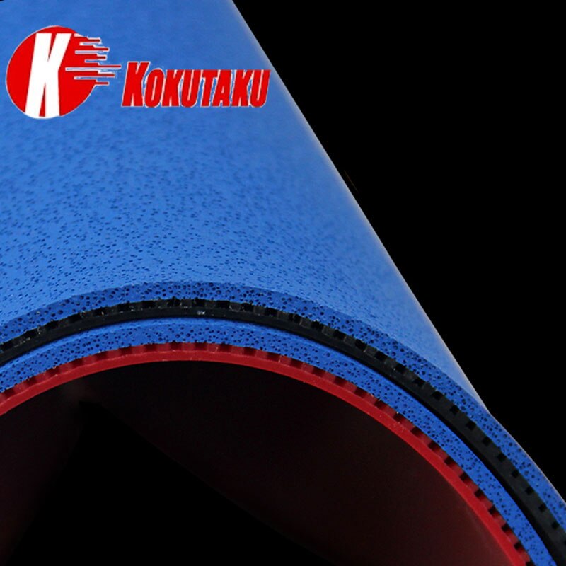 KOKUTAKU tenis de mesa de Ping Pong goma azul pastel esponja espinillas en Rubbers ITTF para más de 40 bolas para raqueta de tenis de mesa