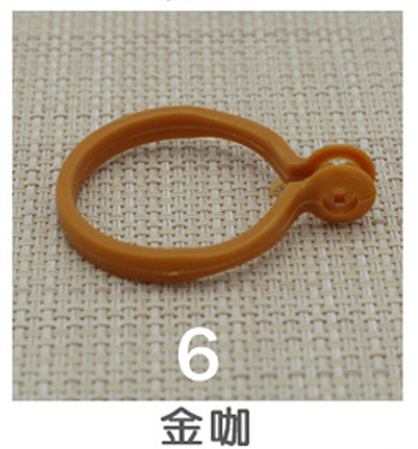 30 Stks/partij Kleurrijke Movable Plastic Gordijn Rod Clips Venster Douchegordijn Ringen Opknoping Klem Ring Tringle Gordijn Clips -40: 06
