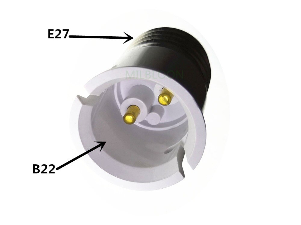 E27-B22 Lamphouder Converter E27 turn om B22 OM E27 Lamp adapter b22 turn in E27 houder verandering te b22